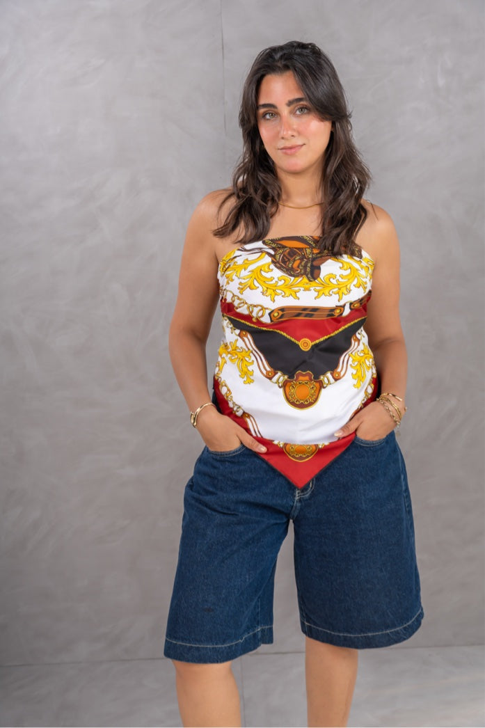 Satin scarf