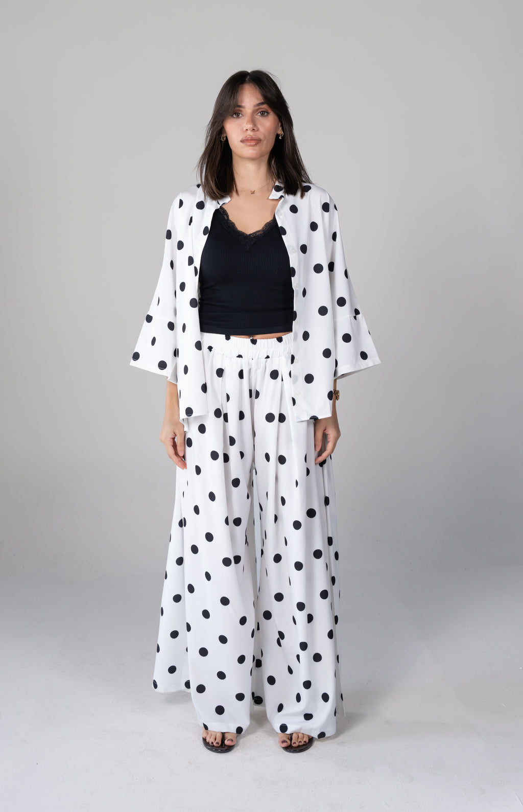 Midnight polka elegance set