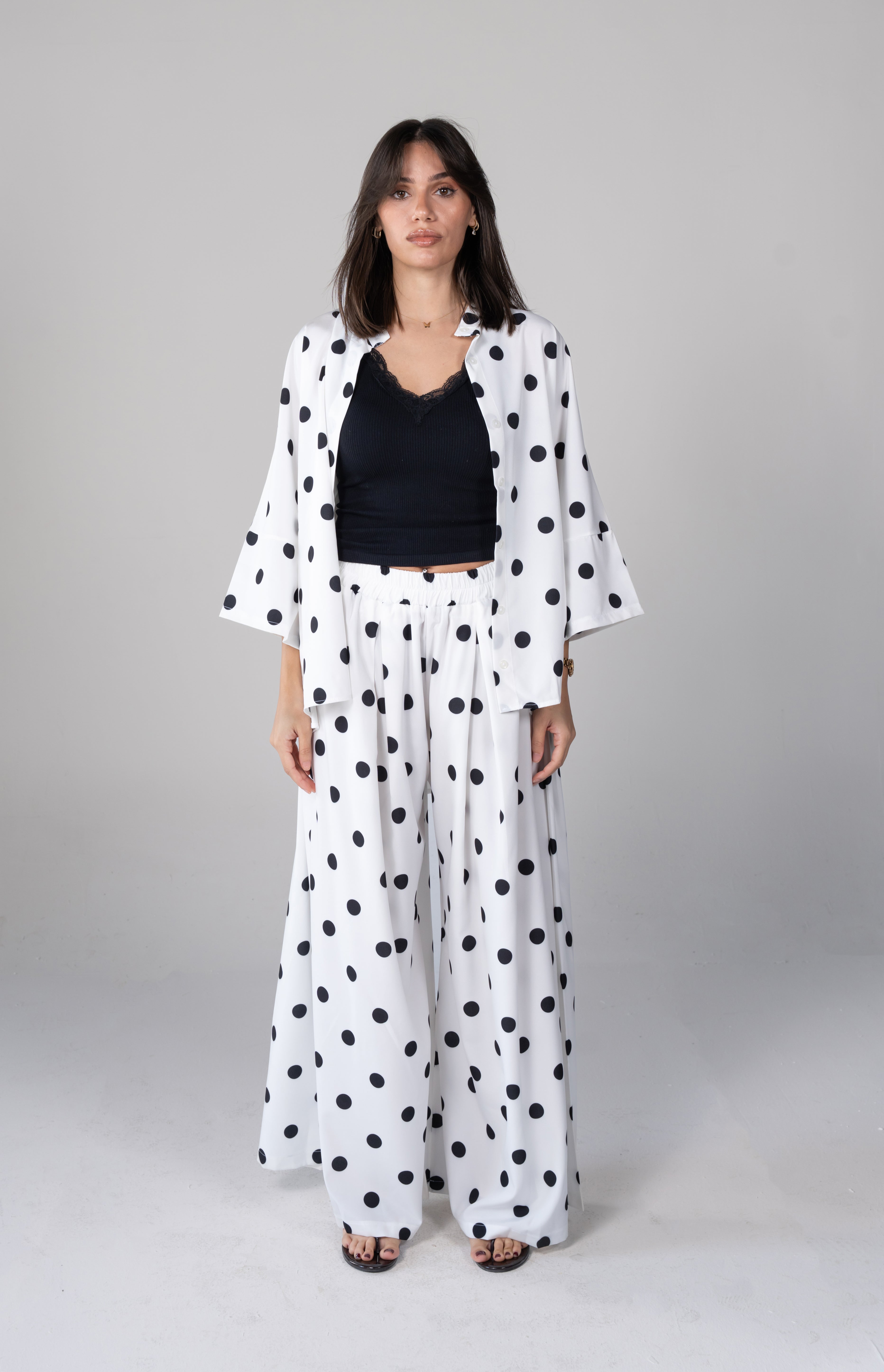 Midnight polka elegance set