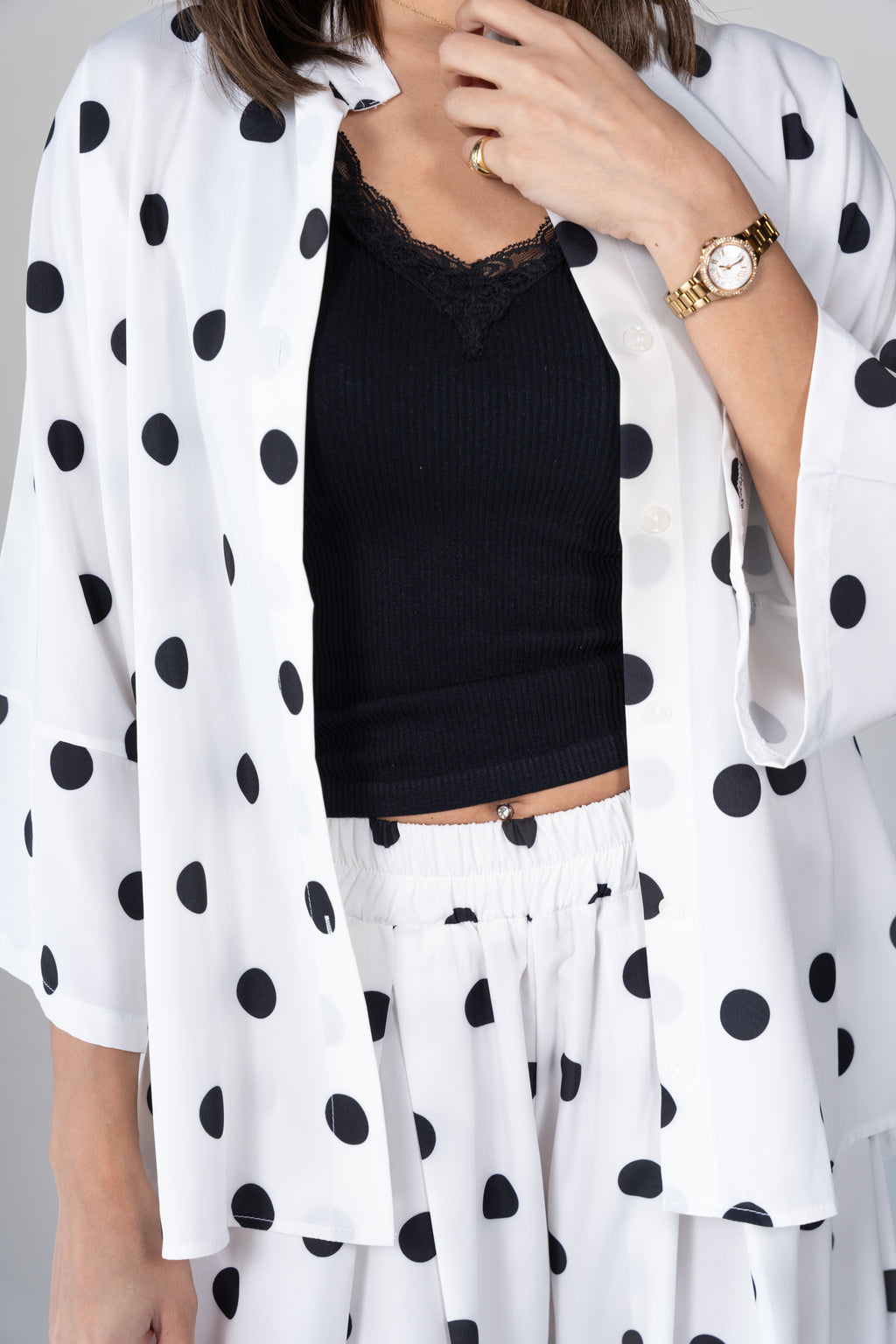 Midnight polka elegance set