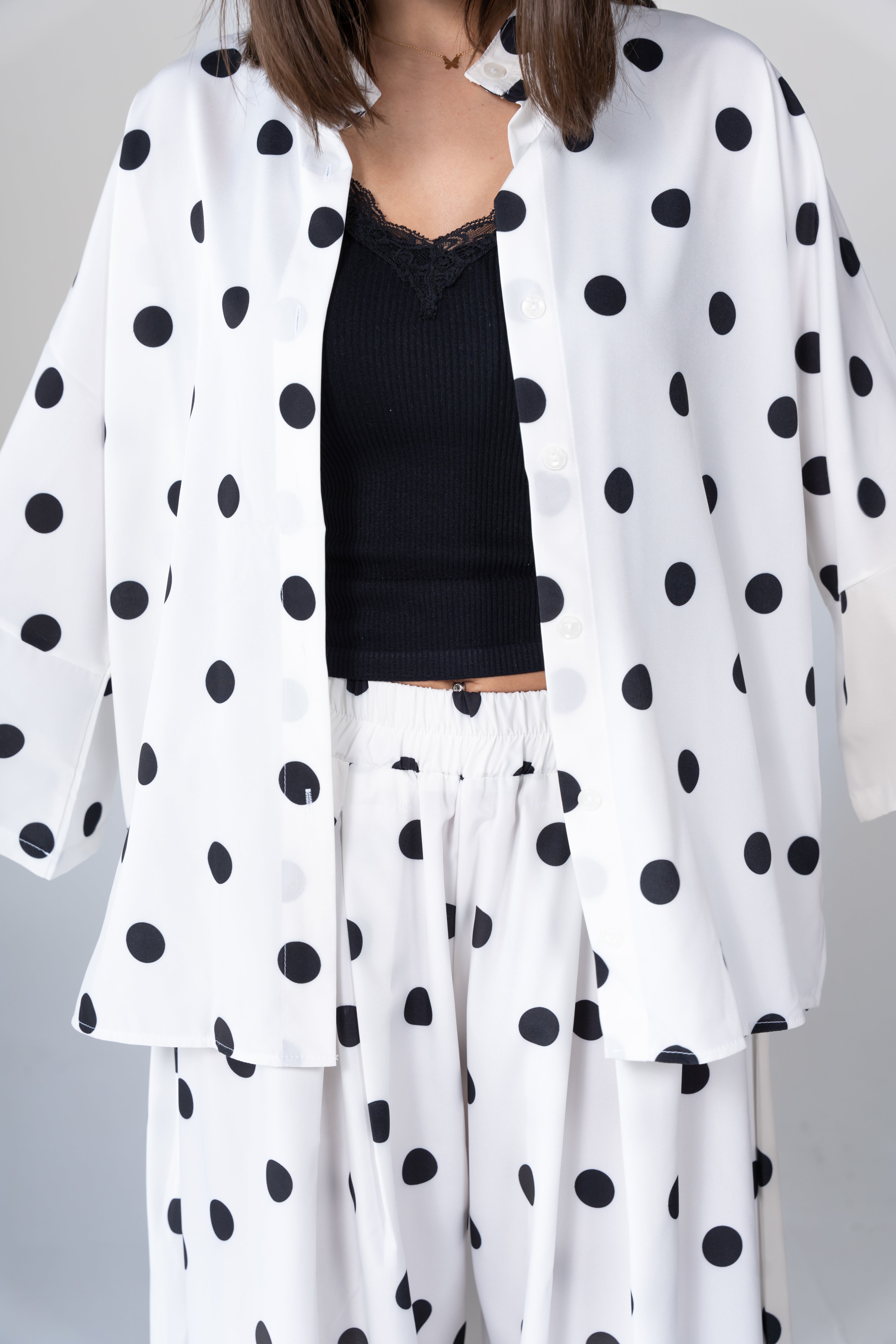 Midnight polka elegance set