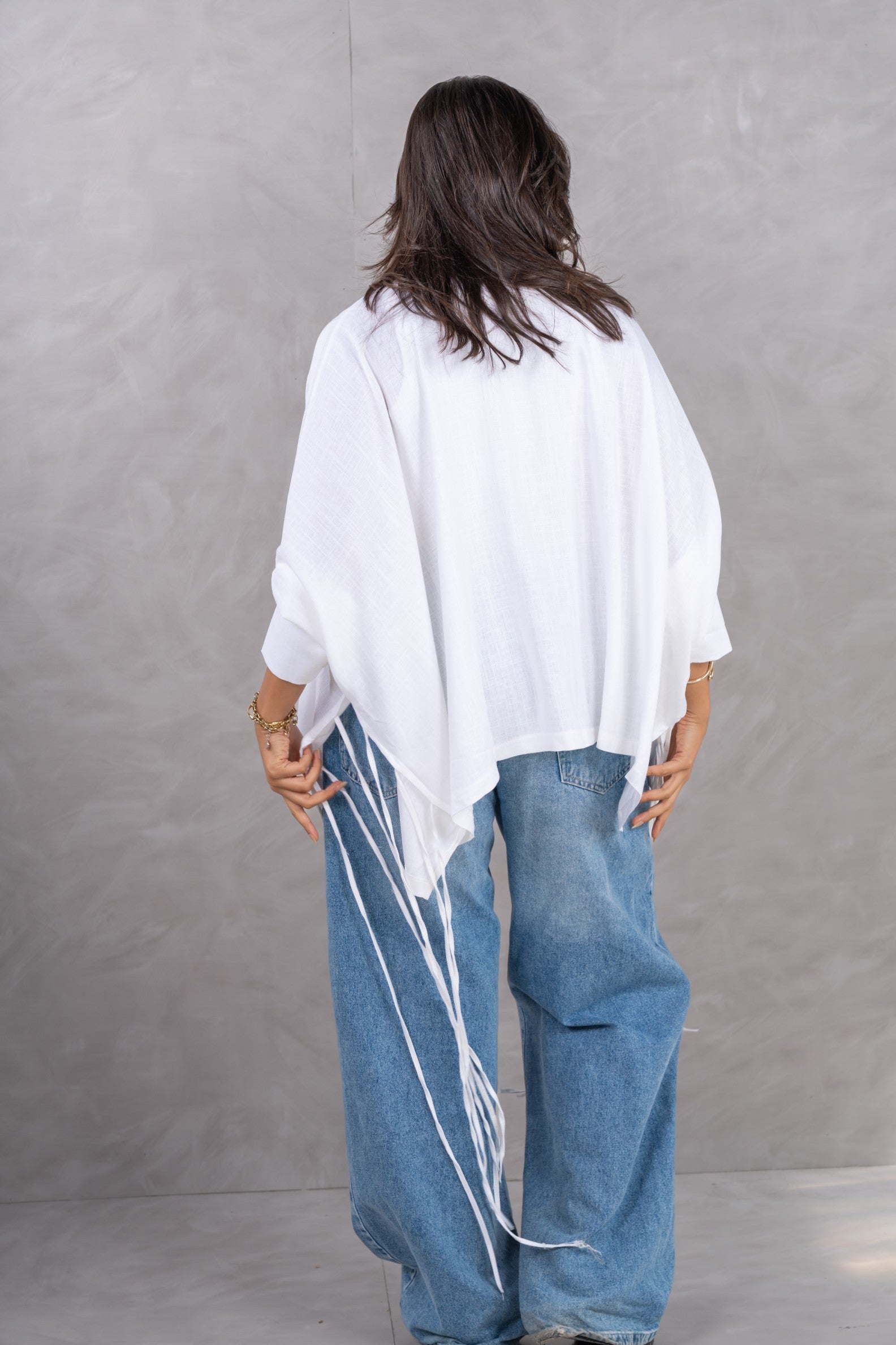 Linen Fringe shirt