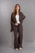 Wide linen pants