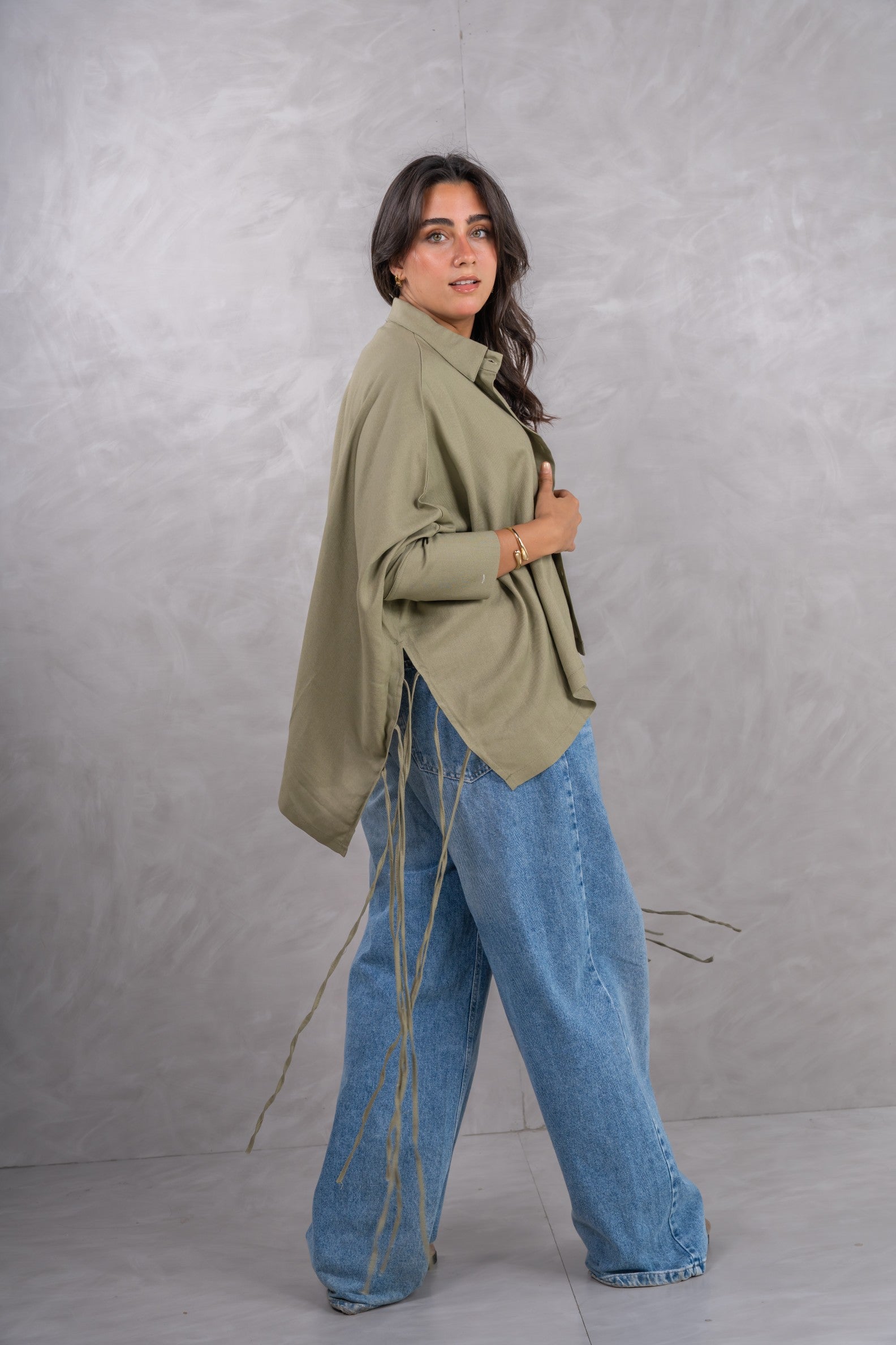 Linen Fringe shirt